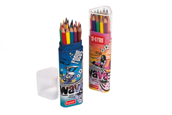 Tin Colour Pencil 18 Wave Reabel Series 6530M18